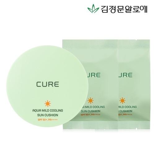 Kim Jeong Moon Aloe Cure Aqua Mild Sun Cushion Season 3 (Main Product + 2 Refills)_630755