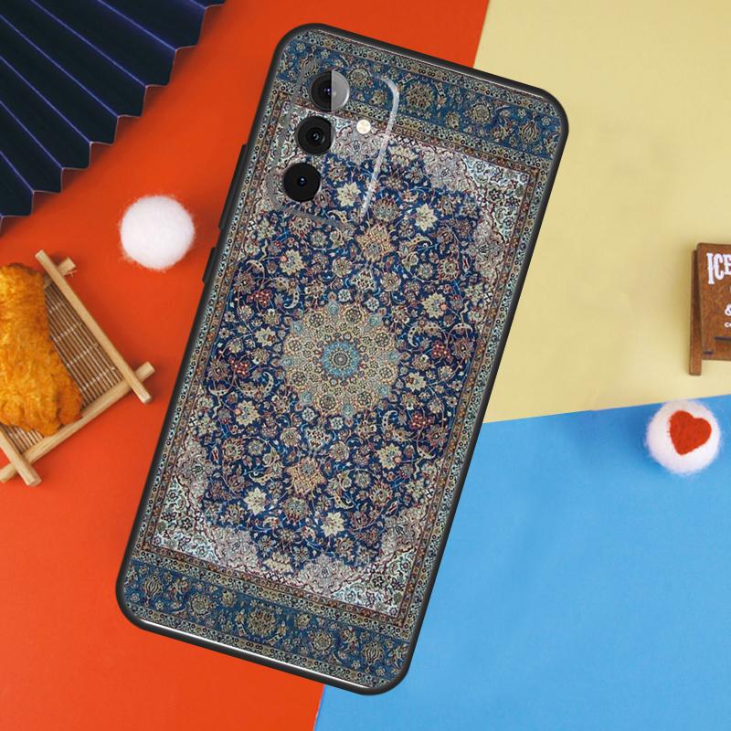 Персидский ковер Цветочный узор Чехол Для Samsung Galaxy A54 A34 A14 A55 A35 A33 A53 A13 A23 A17 A06 A16 A56 A36 A52 A32 A15