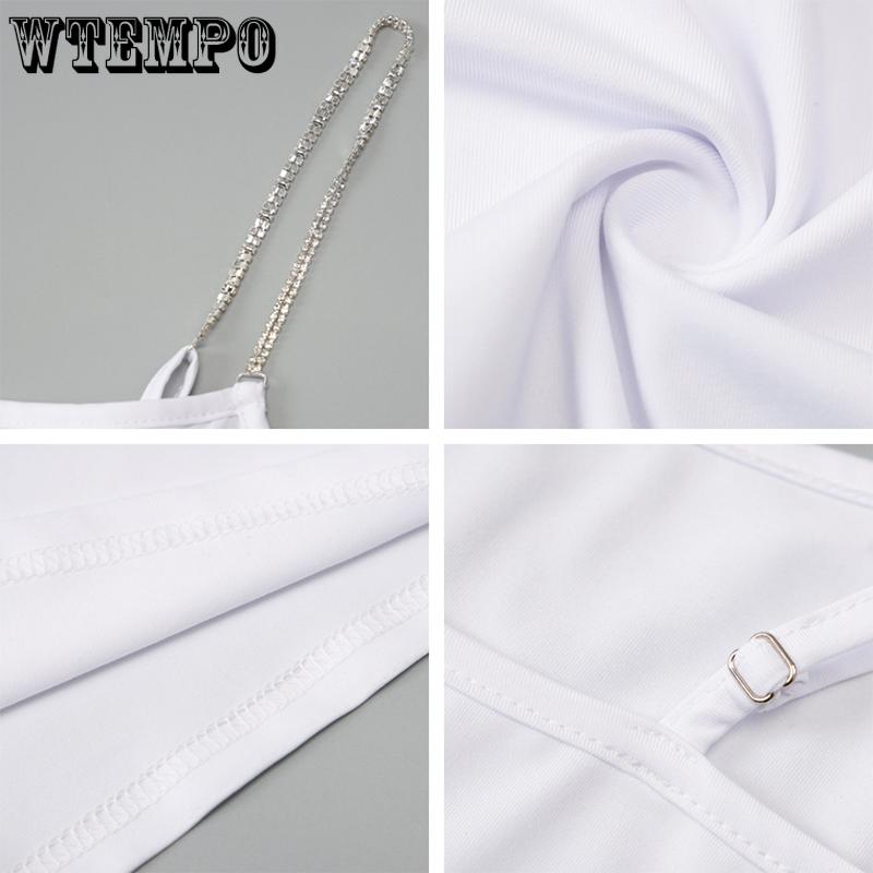 WTEMPO Атласное платье Черное платье на подтяжках Blingbling Brick Glitter Tight Mini Dress Bag Hip Club Dress Новогоднее праздничное платье