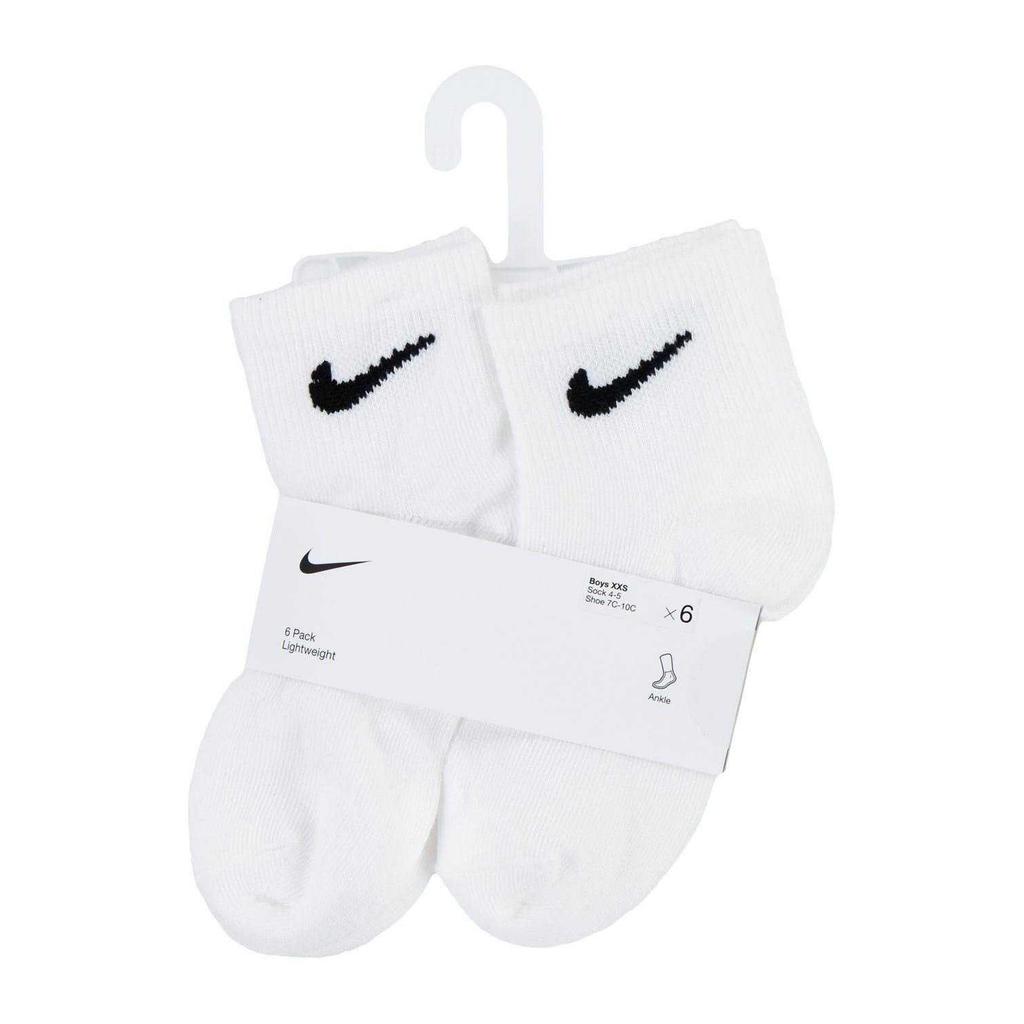 Nike Childrens/Kids Logo Ankle Socks (Pack of 6)