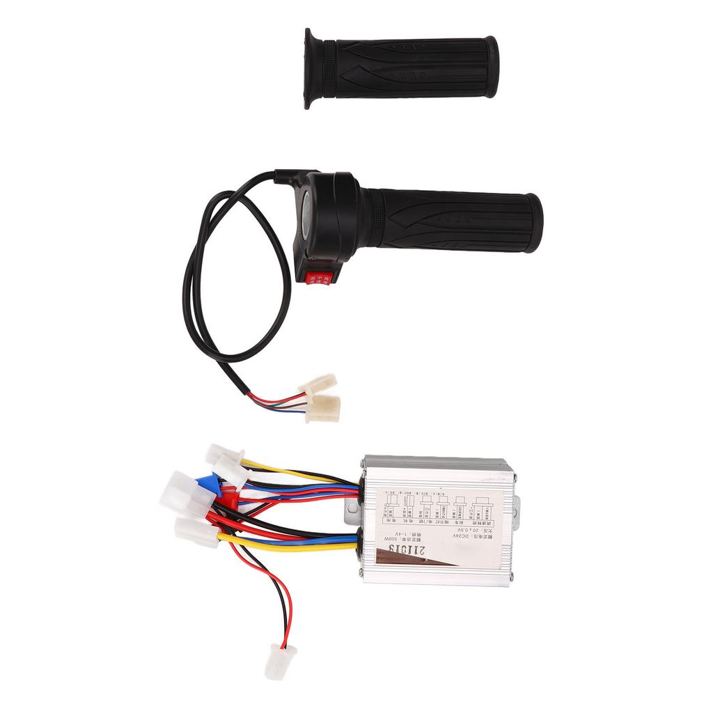 24V500W алюминиевый сплав матовый регулятор скорости комплект с 3 скоростной ручкой дроссельной заслонки для электромобиля