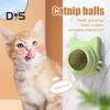 Catnip Ball Edible Catnip Ball Toy Safe Healthy Kitten Chew Teeth Cleaning Dental Toy Wall Treats Cat Lick Ball Toy for Indoor Cats