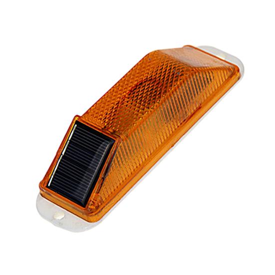 Мигающий предупреждающий стробоскоп безопасности на солнечной батарее Улучшенная видимость Светодиодный мигающий маяк для грузовиков Барьеры