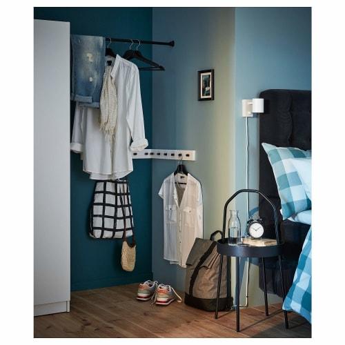 IKEA BUMERANG Solid Wood Clothes Hangers with Shoulder Recesses for Suits, Jackets, and Camisoles (Set of 2 (16 pieces), Black)