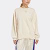 (WMNS) adidas Premium Essentials Oversized Sweatshirts 'White' Women's IC4977