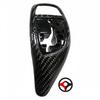 For BMW 1 SERIES 140i Dry Carbon Fiber Gear Selector Cover Car Interior Replacement Central Control Gear Shift Head Trim