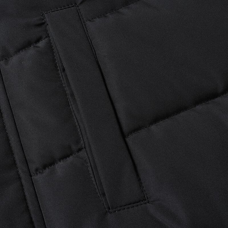 DIBENZE Мужская зимняя парка большого размера с отстегивающимся капюшоном и толстым хлопковым утеплителем