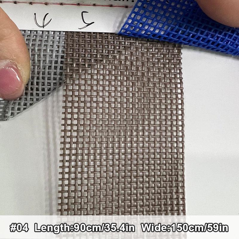 Водонепроницаемая цветная сетчатая ткань Teslin для пляжного кресла, офисного складного кресла-качалки, кровати для домашних животных, ткань из ПВХ, ткань Teslin