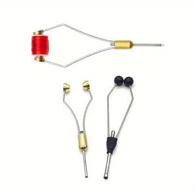 1 шт. Би-керамический наконечник Держатель шпульки, Тяжелый инструмент для вязания мушек с головкой-пулей, Держатель нити, Рыболовный крючок Джиг