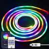Автомобильный декор RGBIC WS2812 неоновая светодиодная лента IP67 водонепроницаемый Dream Color USB 5V с Bluetooth APP управление синхронизация музыки множество режимов