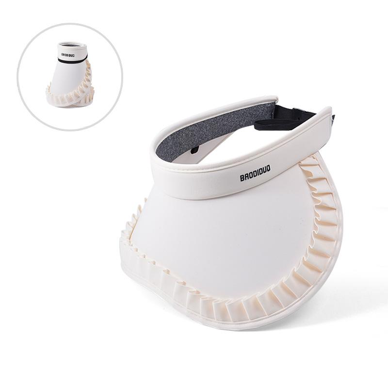 Новая летняя кружевная шляпа с широкими полями и пустой макушкой для родителей и детей, шляпа с защитой от УФ-лучей, женский универсальный солнцезащитный козырек