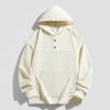 Men's Fashion Solid-color Hooded Sweatshirt, Casual Loose Large-sized Hooded Sweatshirt