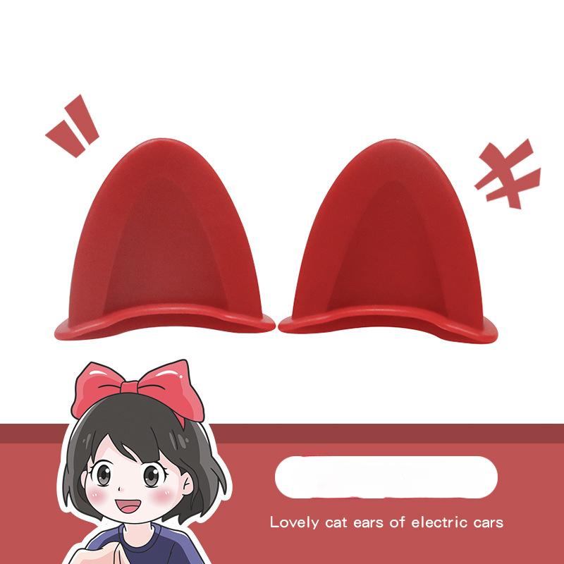 2 шт. Универсальный мотоциклетный шлем с кошачьими ушками, украшение для спорта на открытом воздухе, рога дьявола, угловой мотоциклетный шлем, украшение, аксессуар