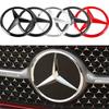 C200 E300 2026 Hot ABS Car Front Grille Badge sticker Decal Cover Emblem For Mercedes Benz GLA GLK ML GLC GLE C E Class  W204 W2