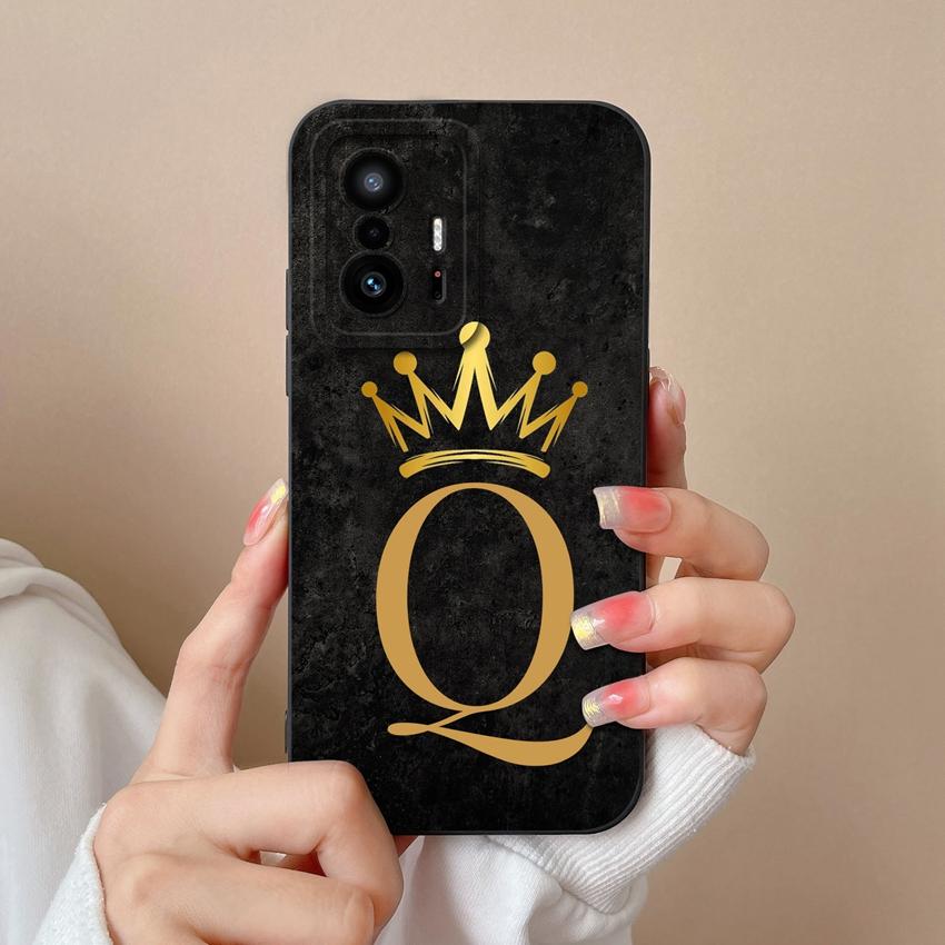 Чехол для Xiaomi Mi 11T 11X 11 10T Pro Lite 6X Модный художественный чехол для телефона с буквенным принтом Защита камеры Матовый силиконовый Нескользящий чехол для Xiaomi Бампер