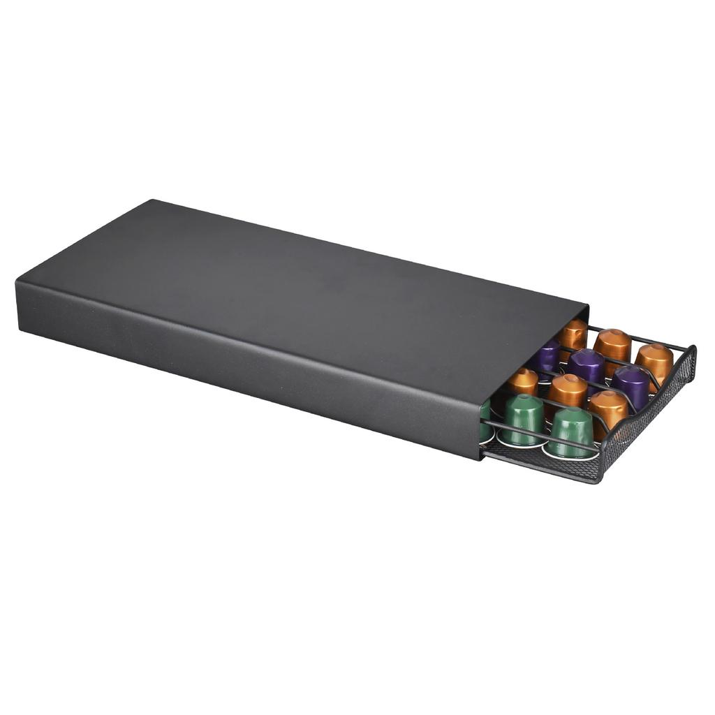 Подставка для кофейных капсул, подставка для капсул, ящик для хранения 40 кофейных капсул, черный YZ1384