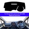 Накладка на панель приборов автомобиля Коврик на торпедо Накидка для Renault Clio Lutecia 4 IV 2013-2020 Противосолнечная Защита от солнца Внутренний протектор автомобиля Коврик