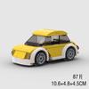 500 Тополино MOC Автомобиль Супер Гонка Ралли Спорт Скорость Транспортное Средство Модель Строительный Блок Гонки Кирпич Рождественский Подарок Город Технический