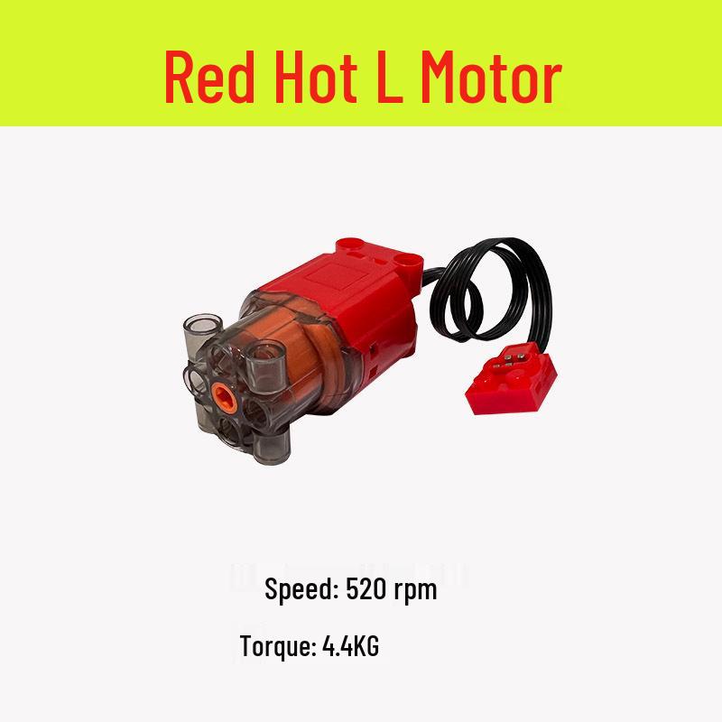 Пульт управления Высокоскоростной двигатель и Батарейный блок для кирпичиков Lego с черными, красными и светлыми модификациями