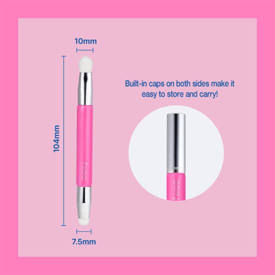 FWEE Двойная кисть для теней для век в форме пера