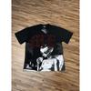 Unisex Oversized Streetwear Tee With Rhinestone Embellishment Cotton Short Sleeve T-Shirt Casual Wear