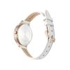 Casio SHEEN simple three-dimensional rhombus rose pink business quartz movement leather strap Japanese and Korean watch SHE-4545CGL-4AUPR-person
