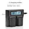 Зарядное устройство на 2 аккумулятора LP-E6NH LP-E6N LP-E6 для Canon EOS 5DS 5D 6D 6D II 7D 7D-II 7D Mark II EOS 90D 80D 70D 60D R7 R5 R6