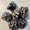 Natural Snowflake Obsidian Raw Material Stone Rough Crystal Healing Stone Reiki Healing Size Energy Healing Stone