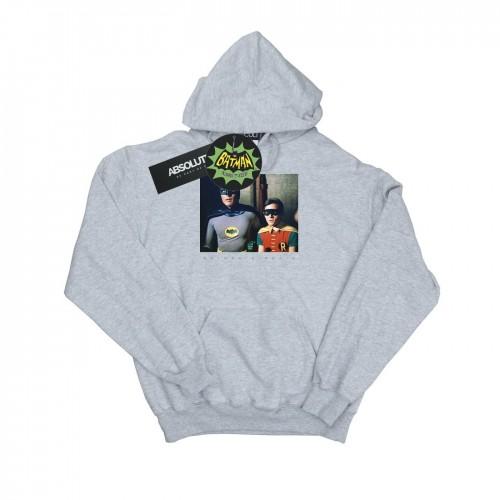 DC Comics Womens/Ladies Batman TV Series Dynamic Duo Photograph Hoodie