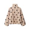 2026 Womens Polka Dot Street Fashion Bomber Jacket W03 7321