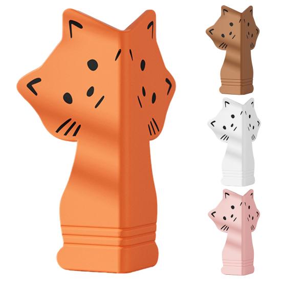 Кошачья силиконовая противоударная накладка самоклеящаяся защита углов от детей утолщенная для дома