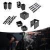 Metal Pipe Sliding Sleeve Fitness Equipment Hollow Plastic Sleeve Glides Square Tube Sleeve Fitness Equipment Accessories