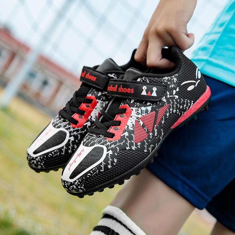 Kid's Football Boots Magic Stick Rubber Soft Bottom  Outdoor Training Football Shoes For Boys
