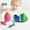 3D-печатная игрушка-драконье яйцо с подвижными суставами, шарнирная фигурка дракона, модель игрушки, настольное украшение для детей и взрослых, коллекция подарков