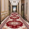 Китайский Стиль Холл Длинный Коридор Ковры Свадебный Красный Отель Проход Вход Коврики Проход Дома Настраиваемый Коврик Для Лестницы
