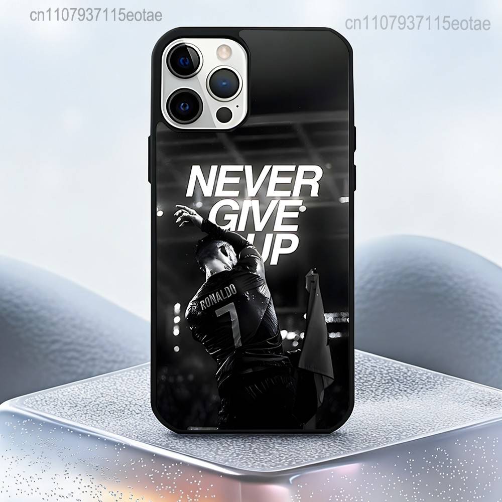 Футбольный CR7 R-RoNaldo-ES Магнитный беспроводной зарядный чехол для iPhone 11, 12, 13, 14, 15, 16, 17, Pro, Max, Plus Ударопрочный чехол