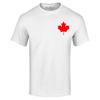 Canada Red Maple Leaf Pocket Size T-shirt Candian Shirt