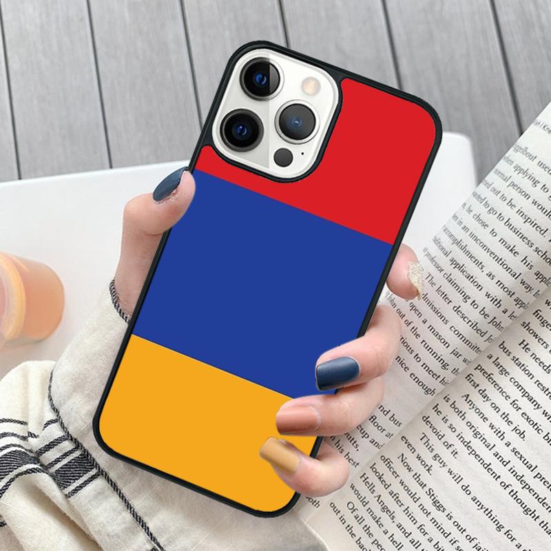 Armenia russia Flag coat of arms Phone case For iPhone 17 Air 16 15 14 11 12 13 Pro MAX Plus cover shell coque