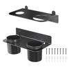 Two Drip Cups Oil Funnel Holder Heavy Duty Fluid Drain Funnel Kit Funnel Storage Rack  Oil Storage