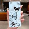 For Oppo A71 A71k CPH1717 Back Cover Oppo A71 2018 CPH1801 Case Luxury Fashion Butterfly Flowers Clear Soft Silicone Phone Case