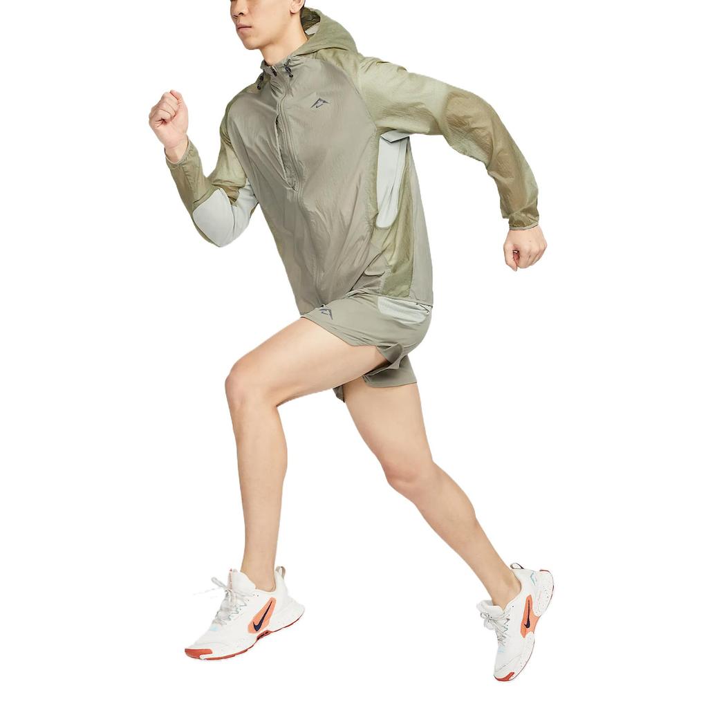 Nike Куртки Мужские Зеленые С Капюшоном Умеренные Другие FN4003-320