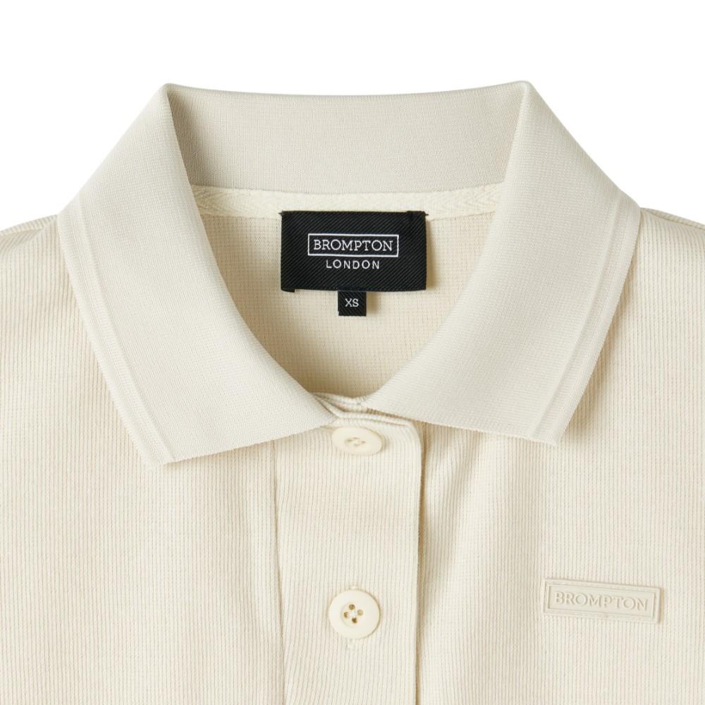 BROMPTON LONDON W Collar T-Shirt - Butter (P252Wpl131)