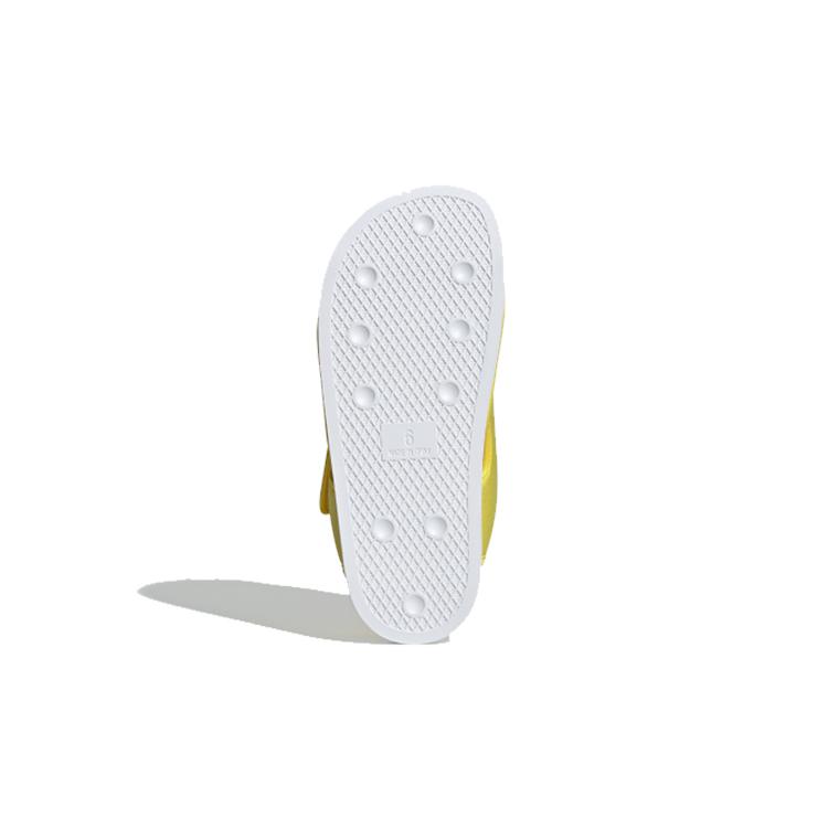 adidas Оригинальные сандалии Adilette 3.0 'Белый Желтый' Женские EG5028