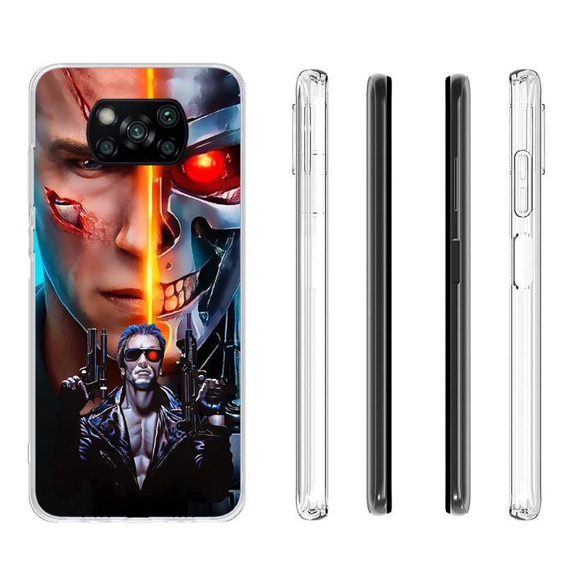 Arnold Schwarzenegger Terminator Cover Phone Case For Xiaomi Poco F7 Ultra X7 X6 X5 Pro M7 Redmi 15C 15 13C 13 12C 12 10C 10 9A