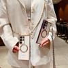 Crossbody Lanyard Soft Magnetic TPU Plating Shockproof Clear Phone Case Cover For Samsung S24 S23 S22 Ultra Plus S21 S20FE