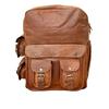 Leather Travel Luggage Hiking Vacation Backpack Rucksack Large Vintage Bag