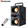 TOPROAD Bluetooth Speaker 30W Big Power Portable Wireless 3D Bass Subwoofer Party Speakers Support Remote Control FM Radio AUX