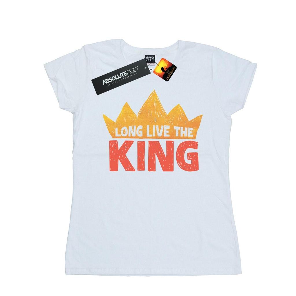 Disney Womens/Ladies The Lion King Movie Long Live The King Cotton T-Shirt