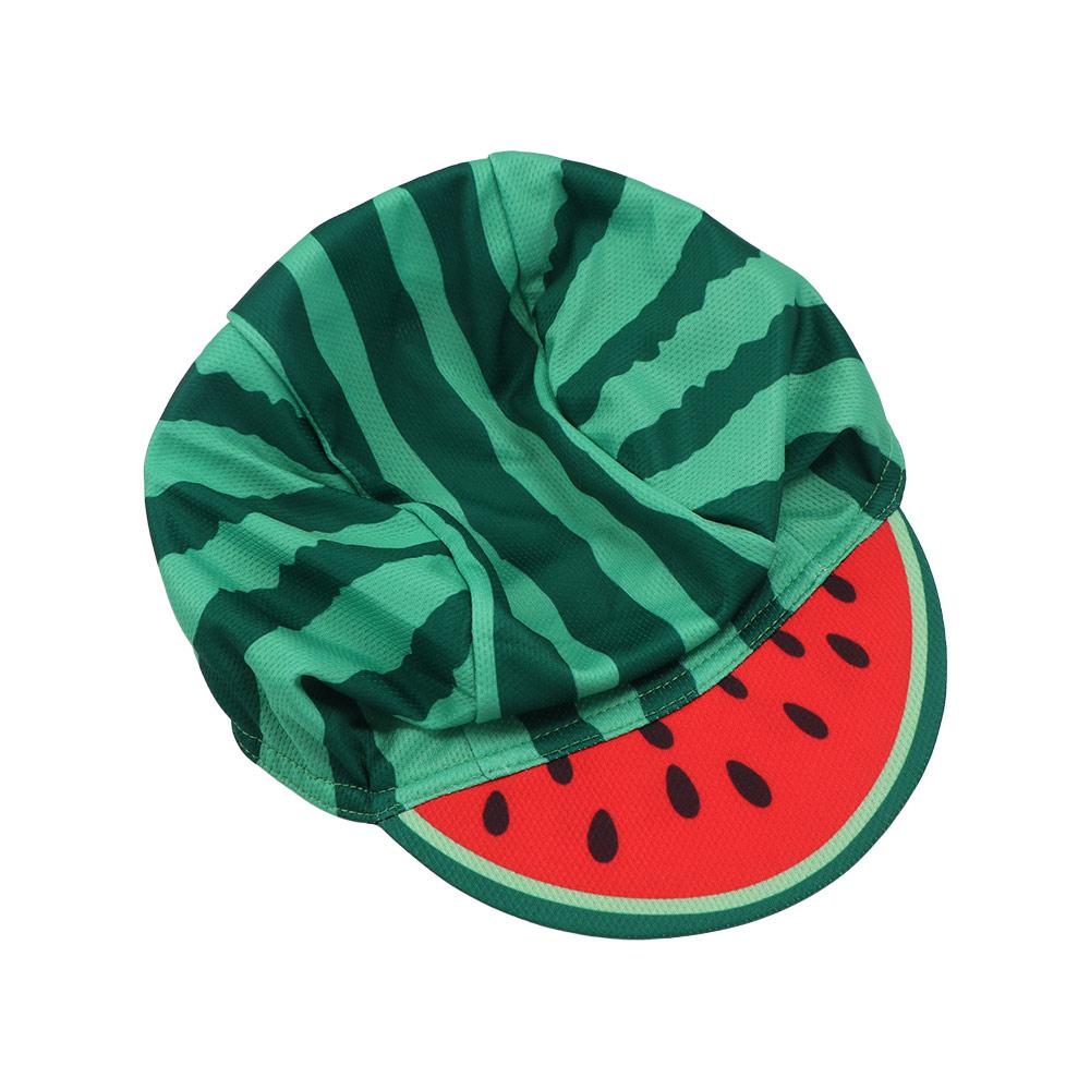 Quick Dry Summer Cycling Cap Watermelon Design Under Helmet Hat Sports Activities