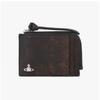 Vivienne Westwood Vintage Suede Zipper Card Wallet L00bk D402